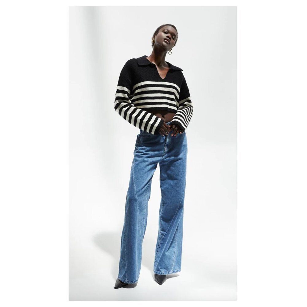 CRESCENT Corbin Striped Sweater